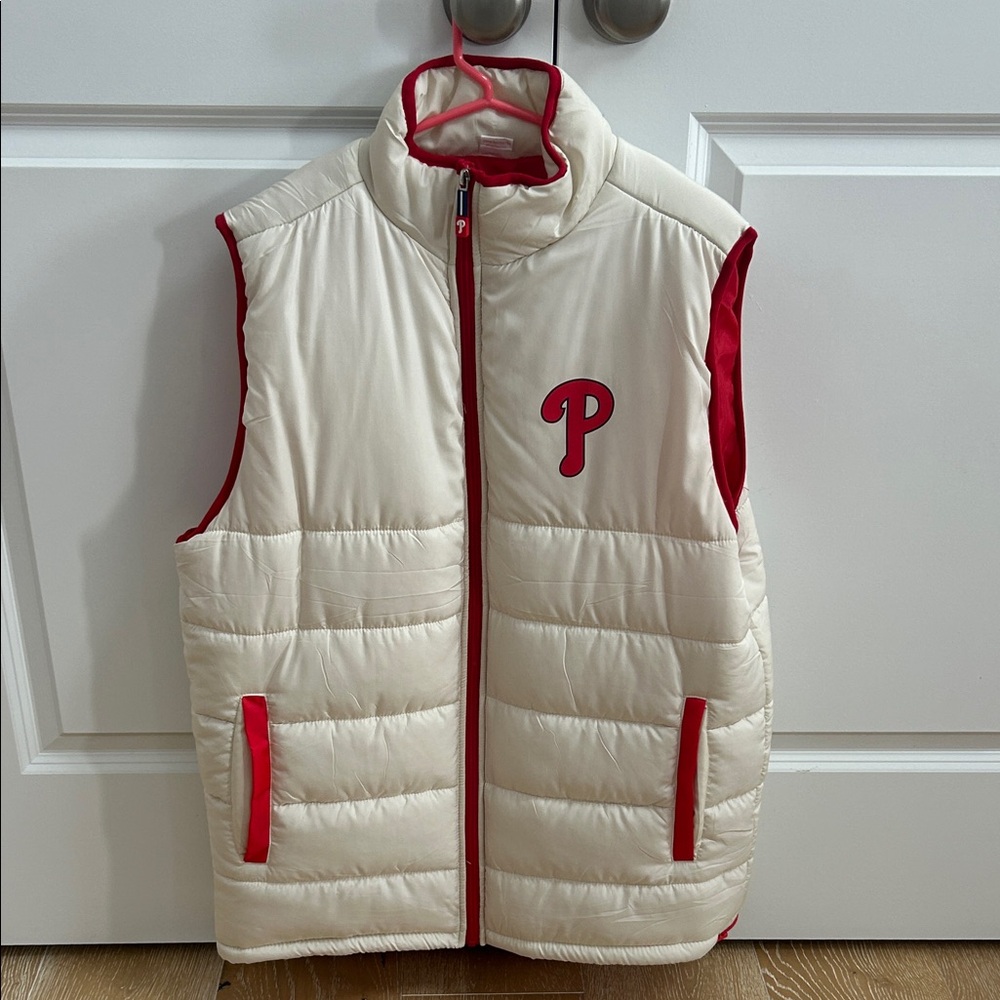 Phillies are back!! 
Puffer Vest from Mother’s Day Giveaway Adult Large New